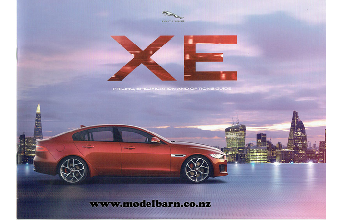 Jaguar XE NZ Pricing & Options Sales Brochure 2015