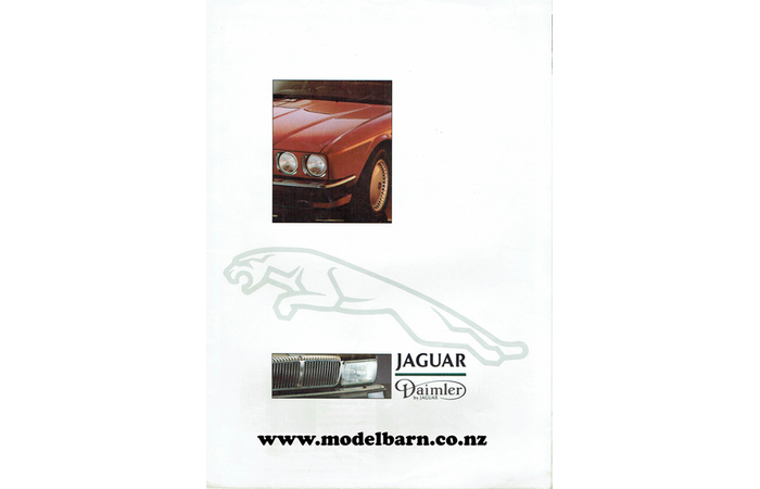 Jaguar & Daimler Cars Sales Brochure