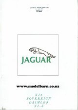 Jaguar & Daimler XJ6 & XJS Cars Sales Brochure 1990-jaguar-and-daimler-Model Barn
