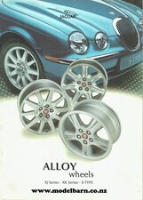 Jaguar Alloy Wheels for XJ, XK, S-Type Sales Brochure 1999-jaguar-and-daimler-Model Barn