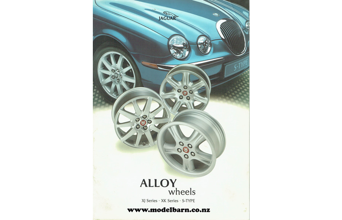 Jaguar Alloy Wheels for XJ, XK, S-Type Sales Brochure 1999