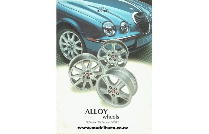 Jaguar Alloy Wheels for XJ, XK, S-Type Sales Brochure 1999