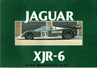 Jaguar XJR-6 Race Car Sales Brochure 1985-jaguar-and-daimler-Model Barn