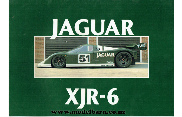 Jaguar XJR-6 Race Car Sales Brochure 1985