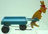 Rabbit & Trailer (blue & orange, 160mm)