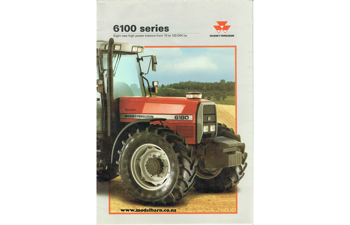 Massey Ferguson 6100 Series Tractors Sales Brochure 1995
