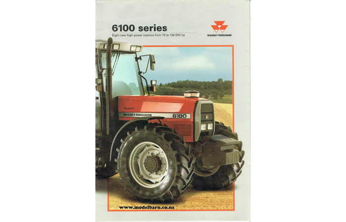 Massey Ferguson 6100 Series Tractors Sales Brochure 1995