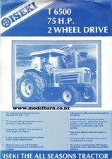 Iseki T 6500 75HP 2WD Tractor Brochure-nz-brochures-Model Barn