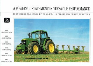 John Deere 6000 Series Tractors Sales Brochure-john-deere-Model Barn