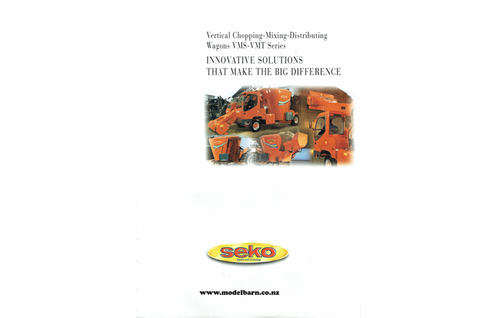 Seko VMS-VMT Mixing Wagons Sales Brochure