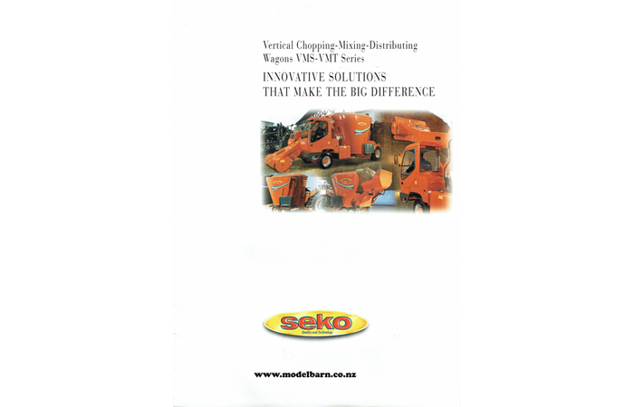 Seko VMS-VMT Mixing Wagons Sales Brochure