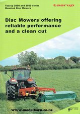 Taarup 2000 & 2500 Series Mounted Disc Mowers Sales Brochure-other-brochures-Model Barn