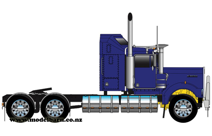 1/50 Kenworth W900 Aerodyne Prime Mover (Metallic Blue)