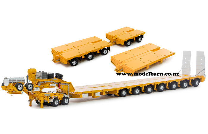 1/50 Drake 2x8 Dolly & 12x8 Steerable Low Loader Trailer "TJ Clark & Sons"