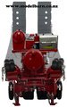 1/50 Drake 2x8 Dolly & 7x8 Steerable Trailer (Rosso Red)