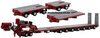 1/50 Drake 2x8 Dolly & 12x8 Steerable Low Loader Trailer (Rosso Red)