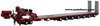 1/50 Drake 2x8 Dolly & 12x8 Steerable Low Loader Trailer (Rosso Red)