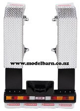 1/50 Kenworth K200 Checker Plate Rear Mudguards Replacement-parts,-accessories,-buildings-and-games-Model Barn
