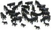 1/64 Angus Cattle Set (bag of 25)