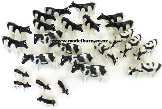 1/64 Holstein Friesian Cattle Set (bag of 25)-other-items-Model Barn