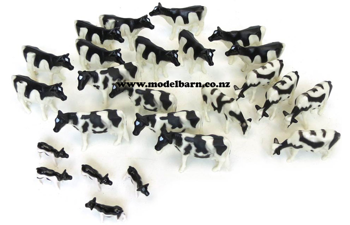 1/64 Holstein Friesian Cattle Set (bag of 25)