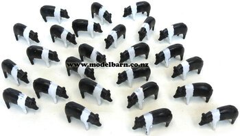 1/64 Black & White Pigs Set (bag of 25)-animals-and-figurines-Model Barn