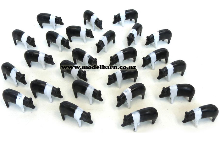 1/64 Black & White Pigs Set (bag of 25)