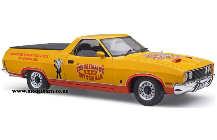 1/18 Ford XC Ute (yellow & red) "Castlemaine XXXX"