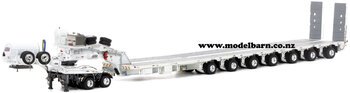 1/50 Drake 2x8 Dolly & 7x8 Steerable Trailer "S&S Heavy Haulage"-trailers,-containers-and-access.-Model Barn