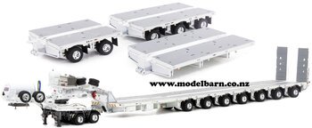 1/50 Drake 2x8 Dolly & 12x8 Steerable Low Loader Trailer "S&S Heavy Haulage"-trailers,-containers-and-access.-Model Barn