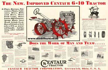 Centaur 6-10 Tractor Sales Brochure Poster New Laminated-other-brochures-Model Barn