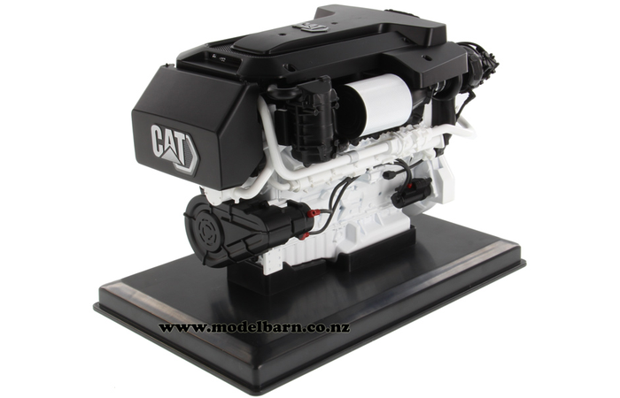 1/12 Caterpillar C32B Marine Engine (white & black)