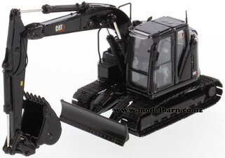 1/50 Caterpillar 315 Excavator with Blade (black)-construction-and-forestry-Model Barn
