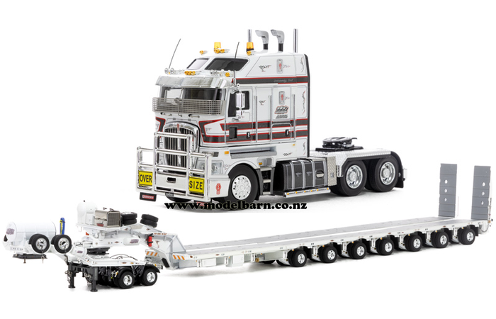 1/50 Kenworth K200 with Drake 2x8 Dolly & 7x8 Low Loader "S&S Heavy Haulage"