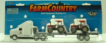 1/64 AGCO-Allis 6690 (x2) on Freightliner 120 Hauler Set-allis-chalmers-Model Barn