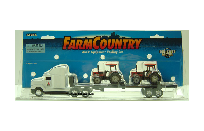 1/64 AGCO-Allis 6690 (x2) on Freightliner 120 Hauler Set