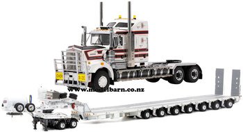 1/50 Kenworth C509 with Drake 2x8 Dolly & 7x8 Low Loader "S&S Heavy Haulage"-kenworth-Model Barn