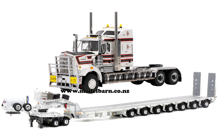 1/50 Kenworth C509 with Drake 2x8 Dolly & 7x8 Low Loader "S&S Heavy Haulage"