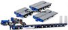 1/50 Drake 2x8 Dolly & 12x8 Steerable Low Loader Trailer (Blue/Grey)