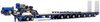 1/50 Drake 2x8 Dolly & 12x8 Steerable Low Loader Trailer (Blue/Grey)