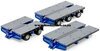 1/50 Drake 2x8 Dolly & 12x8 Steerable Low Loader Trailer (Blue/Grey)