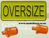 1/50 Oversize Sign & Beacons Lights (2) for Kenworth K100G 