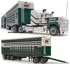 1/64 Mack Super-Liner Livestock Road Train with 3 Trailers "Road Trains of Australia"-trucks-and-trailers-Model Barn