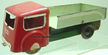 Tip Truck (red, white & green, repainted) Hercules-other-nz-made-toys-Model Barn