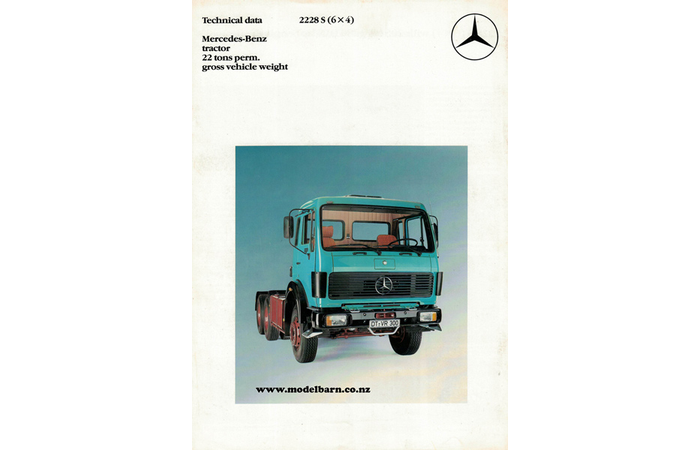 Mercedes 2228 S (6x4) Truck Sales Brochure