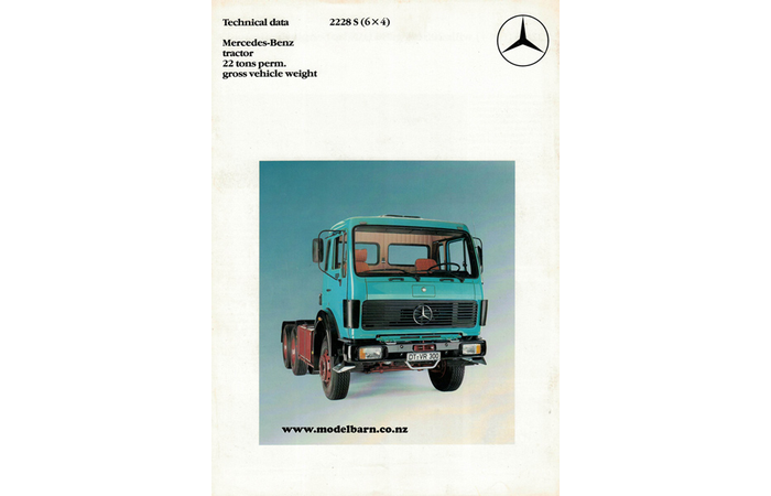 Mercedes 2228 S (6x4) Truck Sales Brochure