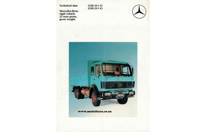 Mercedes 2228 (6x2, 6x4) Truck Sales Brochure
