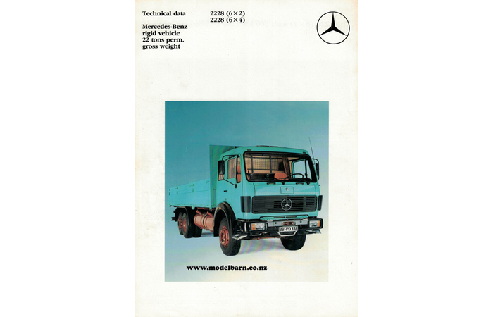 Mercedes 2228 (6x2, 6x4) Truck Sales Brochure