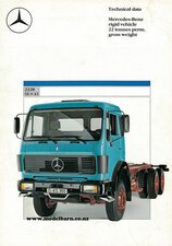 Mercedes 2228 (6x4) Truck Sales Brochure-mercedes-Model Barn