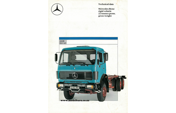 Mercedes 2228 (6x4) Truck Sales Brochure